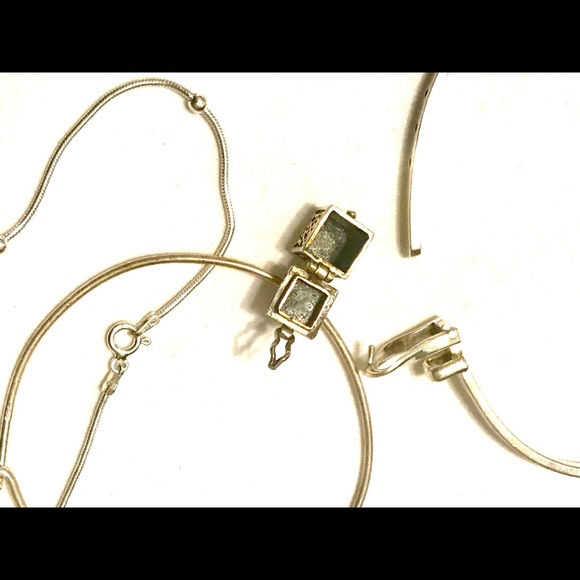 Sterling Lot of 3 Fun Bracelets - Picture 3 of 10